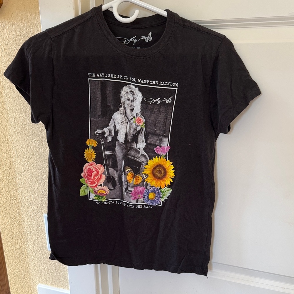 Black Graphic Short Sleeve Tee